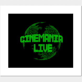 Cinemania Live Logo T-Shirt Posters and Art